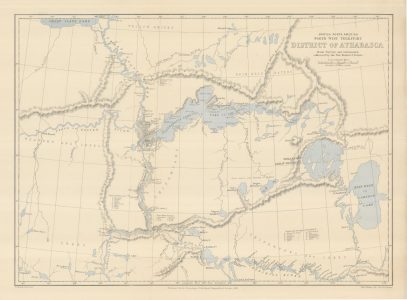 British North America North West Territory District of Athabasca